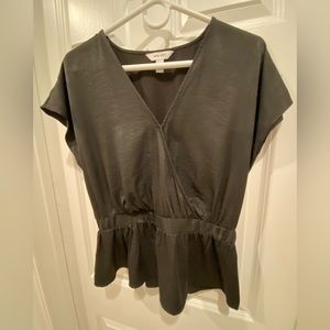 Black Nine West blouse size Small/ used/ some wear to the material